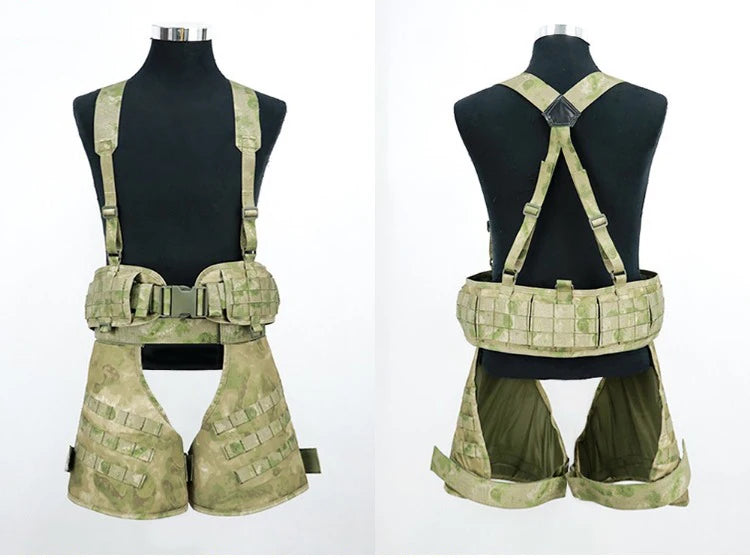 Cuissardes et ceinture de protection SOBR DCS airsoft en A-TACS FG - BDU AIRSOFT