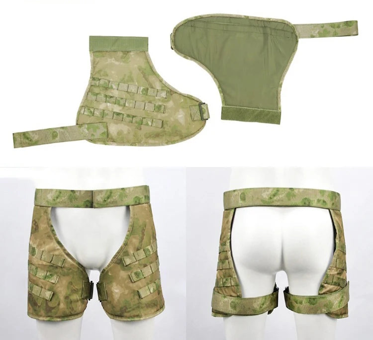 Cuissardes de protection SOBR DCS airsoft en A-TACS FG - BDU AIRSOFT