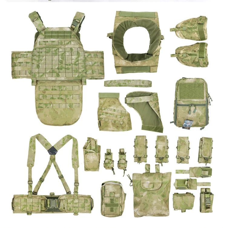 Ensemble complet SOBR DCS airsoft en A-TACS FG, toutes les pièces - BDU AIRSOFT