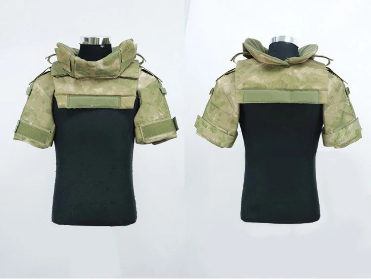 Épaulières et protection de cou SOBR DCS airsoft en A-TACS FG - BDU AIRSOFT