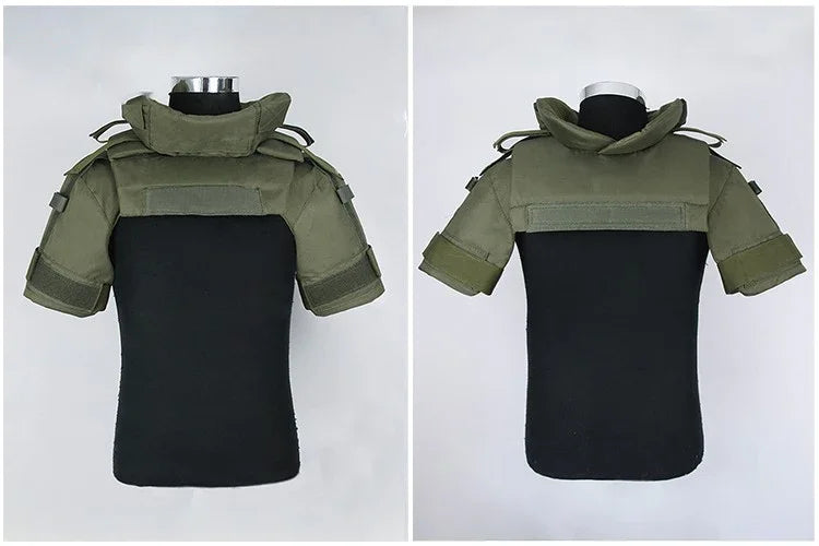 Épaulières et protection de cou SOBR DCS airsoft, vert olive - BDU AIRSOFT