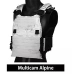 Porte-plaques airsoft camouflage neige Alpine porté sur buste - BDU AIRSOFT