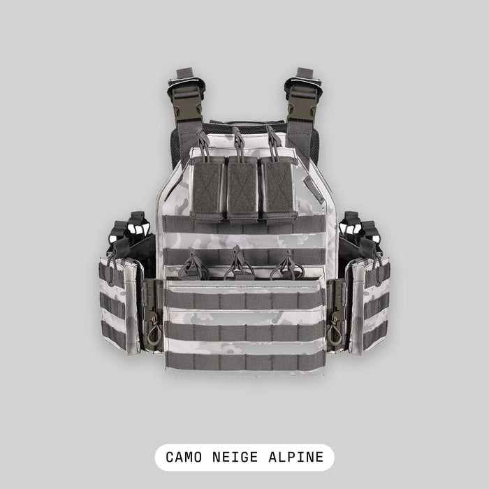 Équipement Airsoft Camouflage Neige Alpine - Gilets, Plastrons et Poches