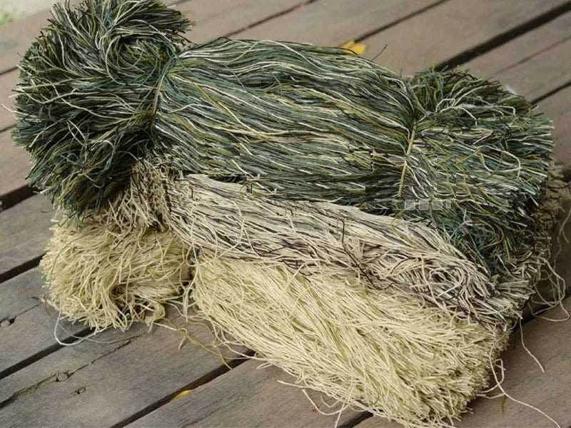 Sacs de fil de camouflage ghillie, teintes jungle et désert - BDU AIRSOFT