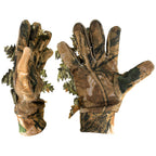 Paire de gants camouflage feuilles 3D airsoft kaki feuilles mortes - BDU AIRSOFT