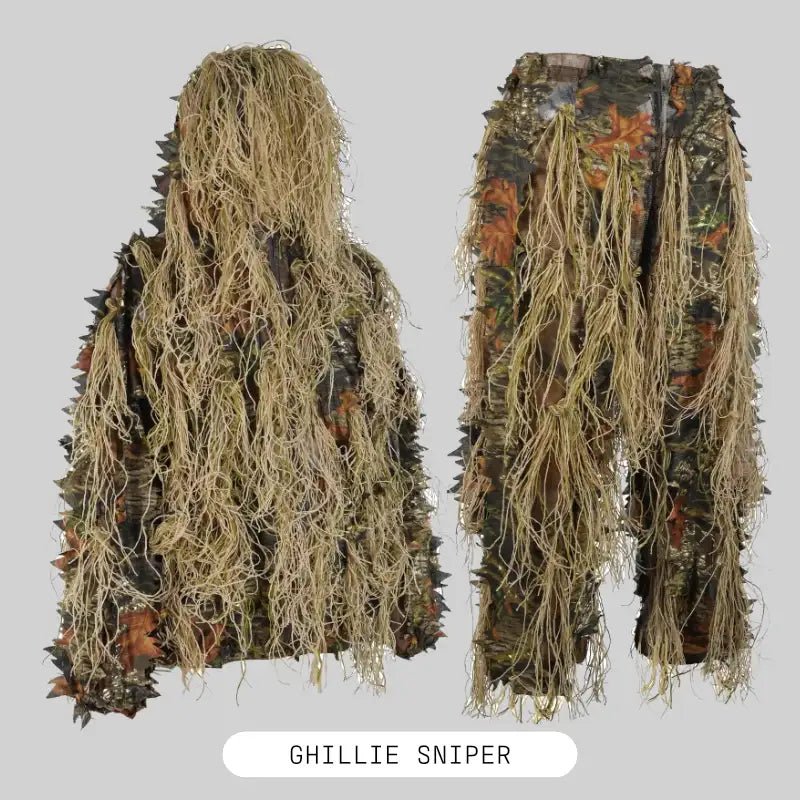 Camouflage ghillie suit - Feuillage 3D Complet - BDU AIRSOFT - Feuillage Arbre sec