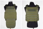 Gilet SOBR DCS airsoft seul en vert olive, avant et arrière - BDU AIRSOFT