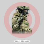Gilet SOBR DCS airsoft porté, ensemble complet en A-TACS FG - BDU AIRSOFT