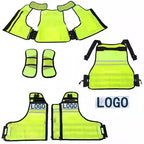 Gilet tactique jaune fluo gendarmerie Airsoft - Modèle Complet - BDU AIRSOFT - Fluo