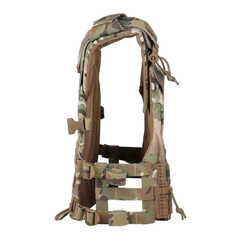 Gilet porte plaque airsoft k19 multicam de coté