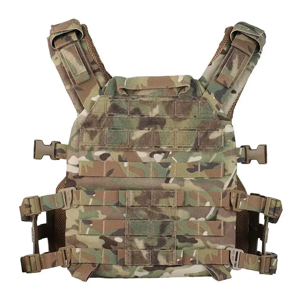 Gilet porte plaque airsoft k19 multicam de face