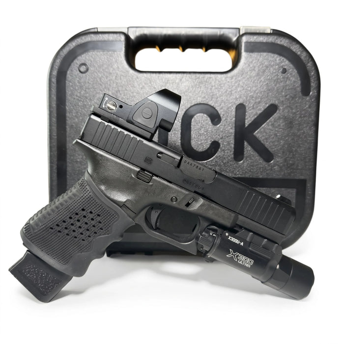 Glock 19 Gen 5 VFC Custom | Lampe X300 + point rouge SRO | Prêt-à-jouer