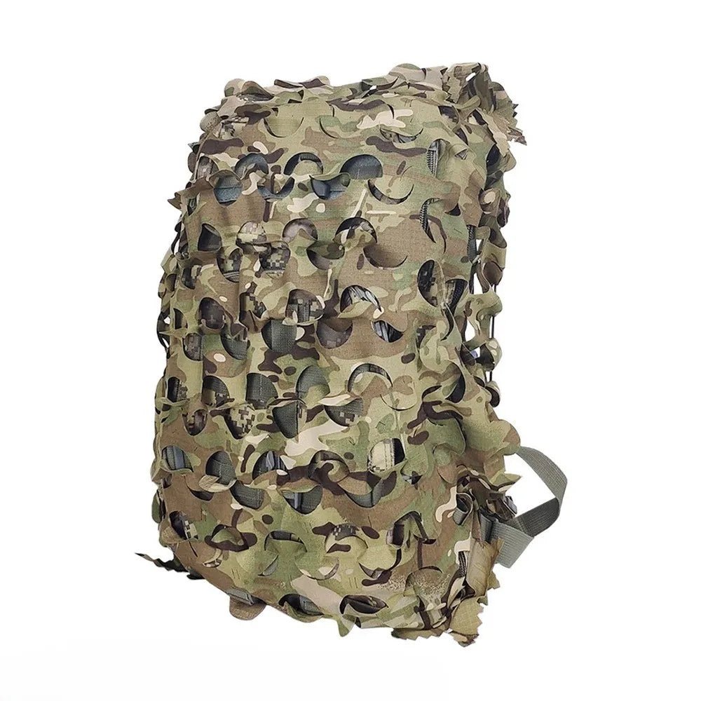 Housse de sac à dos Ghillie 3D camouflage airsoft - 80L - BDU AIRSOFT - Multicam