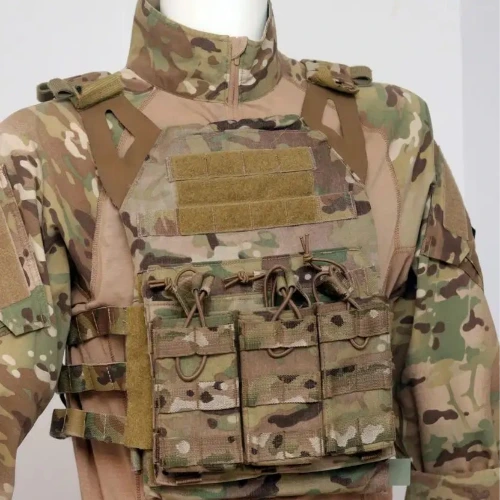 jpc airsoft avec plaque de combat tactique SAPI