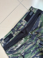 Pantalon de combat G3 Tiger Stripe, détail des poches à velcro et zip - BDU AIRSOFT