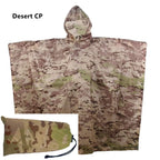 Poncho airsoft imperméable en camouflage désert CP avec son sac - BDU AIRSOFT