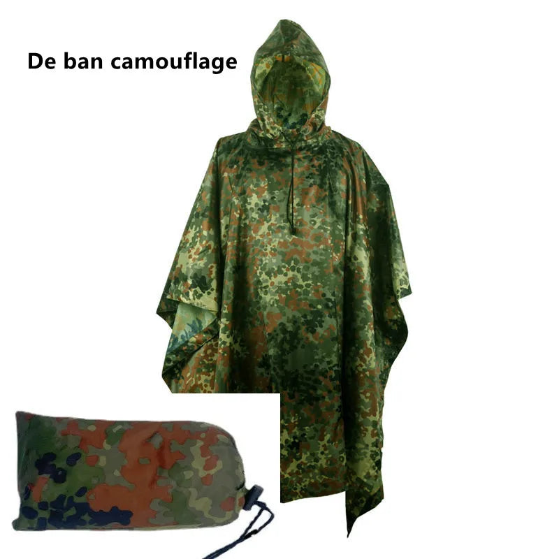Poncho airsoft imperméable en camouflage flecktarn allemand - BDU AIRSOFT