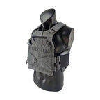 Gilet tactique gendarmerie - Twinfacons plate carrier - BDU AIRSOFT - Gris