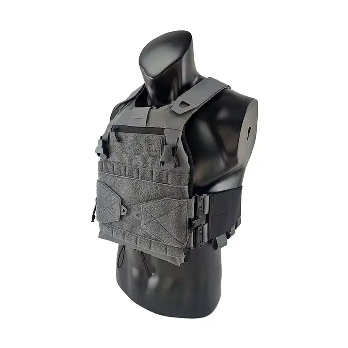porte plaque airsoft plate carrier gris