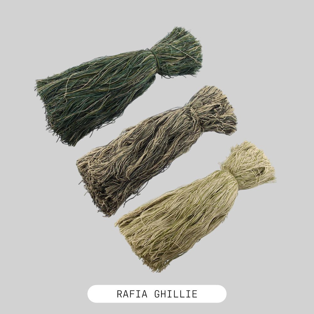 Fibres synthétiques pour camouflage et réparation ghillie suit - BDU AIRSOFT - Feuillage vert