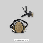 Respirateur tactique SOTR airsoft, demi-masque filtrant et sa cartouche - BDU AIRSOFT