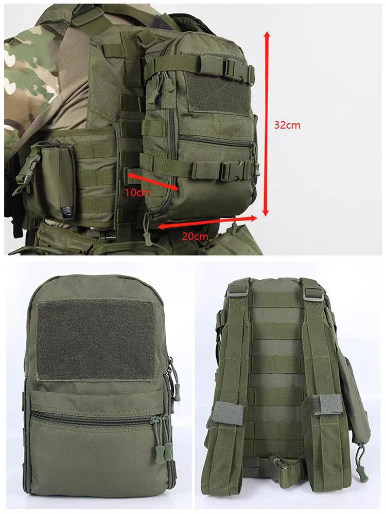 Sac d'assaut Mammoth-C du SOBR DCS airsoft, vert olive - BDU AIRSOFT