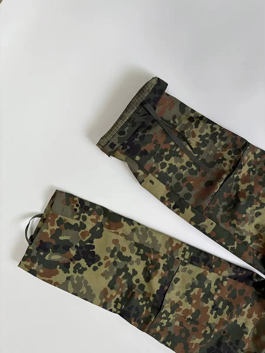 tenue airsoft veste flecktarn details bas du pantalon