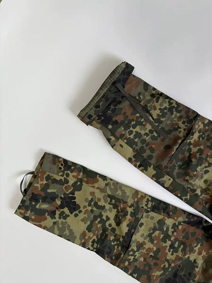 tenue airsoft veste flecktarn details bas du pantalon
