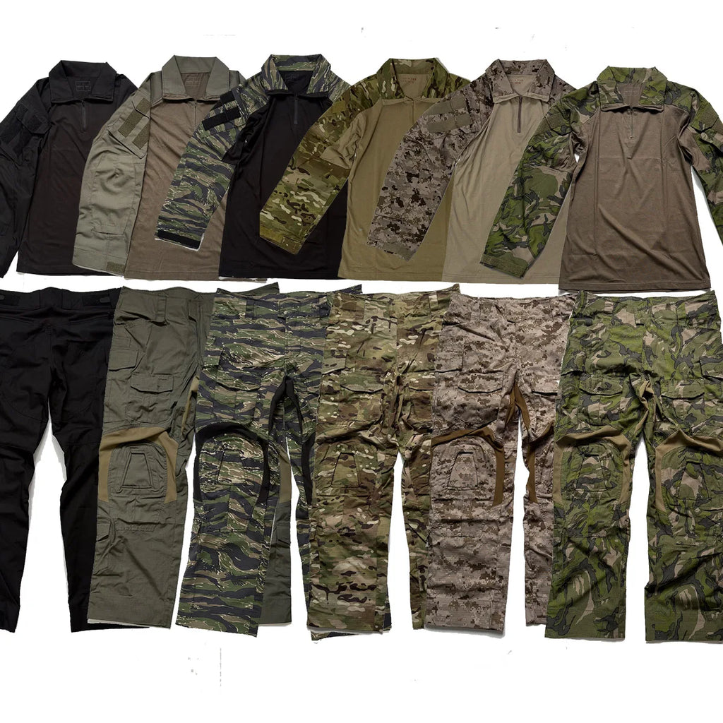 Tenue G3 airsoft : chemises et pantalons de combat dans les 7 camouflages - BDU AIRSOFT