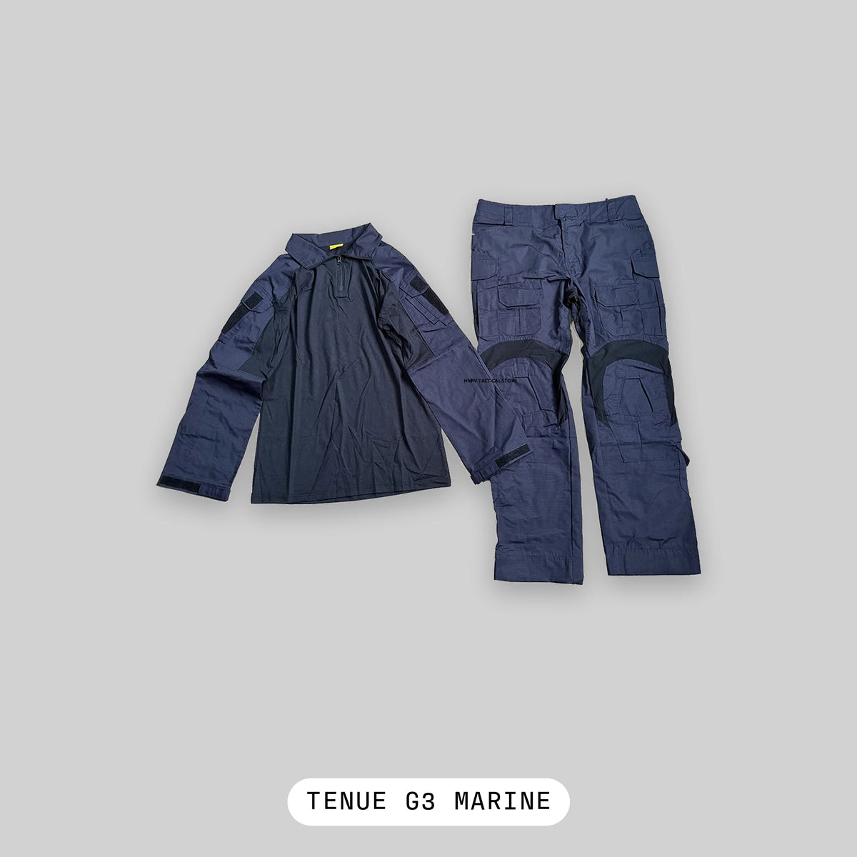 Tenue G3 airsoft bleu marine, chemise et pantalon de combat - BDU AIRSOFT