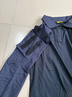 Manche de la chemise G3 bleu marine avec poche de bras à rabat - BDU AIRSOFT
