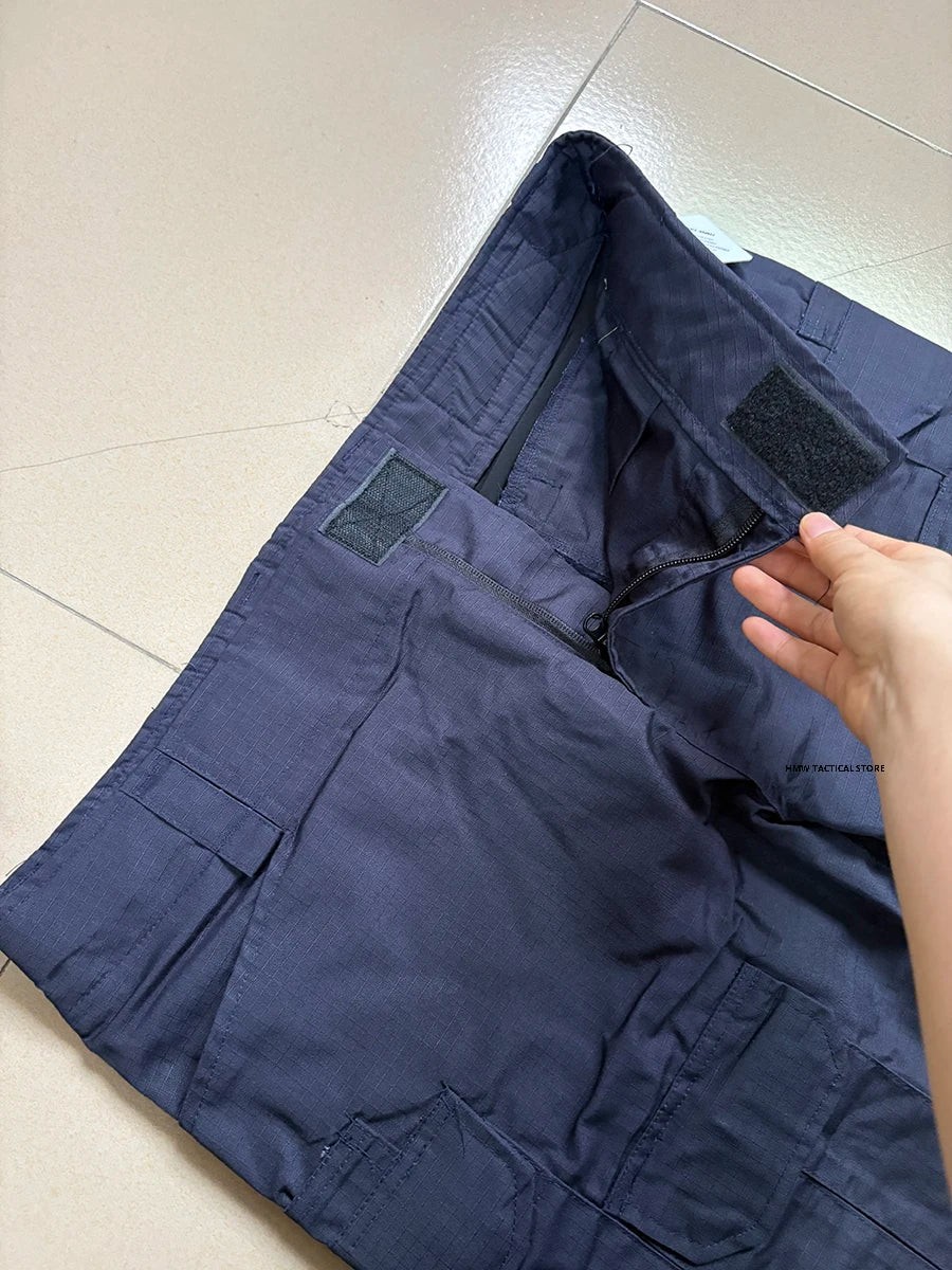 Poches cargo à rabat du pantalon de combat G3 bleu marine - BDU AIRSOFT