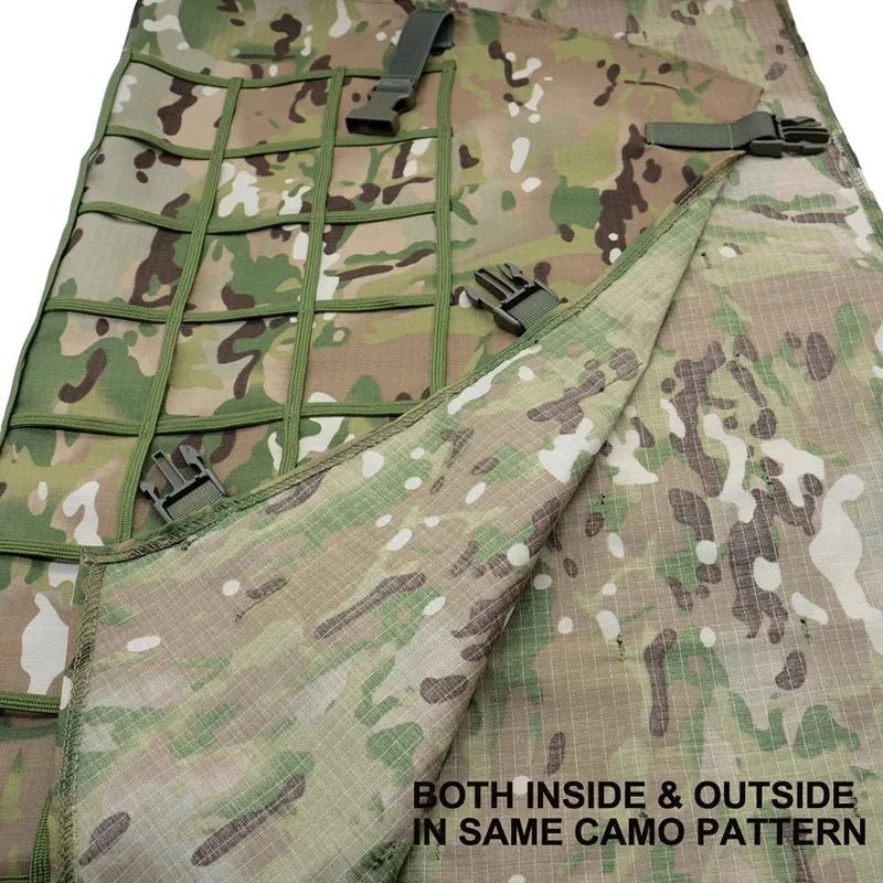 Cape Ghillie Viper Légère Airsoft - plusieurs teintes - BDU AIRSOFT - Noir