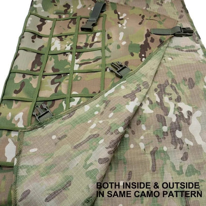 Cape Ghillie Viper Légère Airsoft - plusieurs teintes - BDU AIRSOFT - Noir