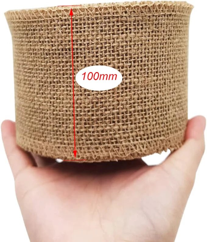 Ruban de toile de jute naturelle pour confection Ghillie DIY - BDU AIRSOFT - 100mm