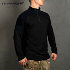 T-shirt de combat militaire - EMERSONGEAR airsoft - BDU AIRSOFT - Noir