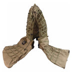Veste ghillie airsoft kaki à plat avec son filet à garnir - BDU AIRSOFT
