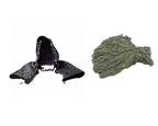 Veste ghillie airsoft noire et fil de camouflage jungle - BDU AIRSOFT