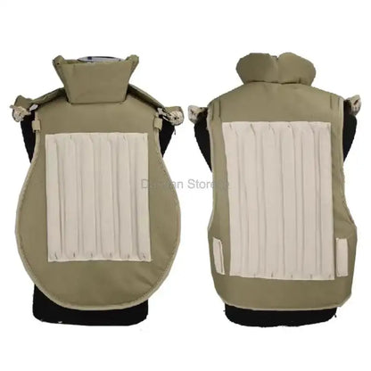 veste tactique 6B13 de dos et face tan