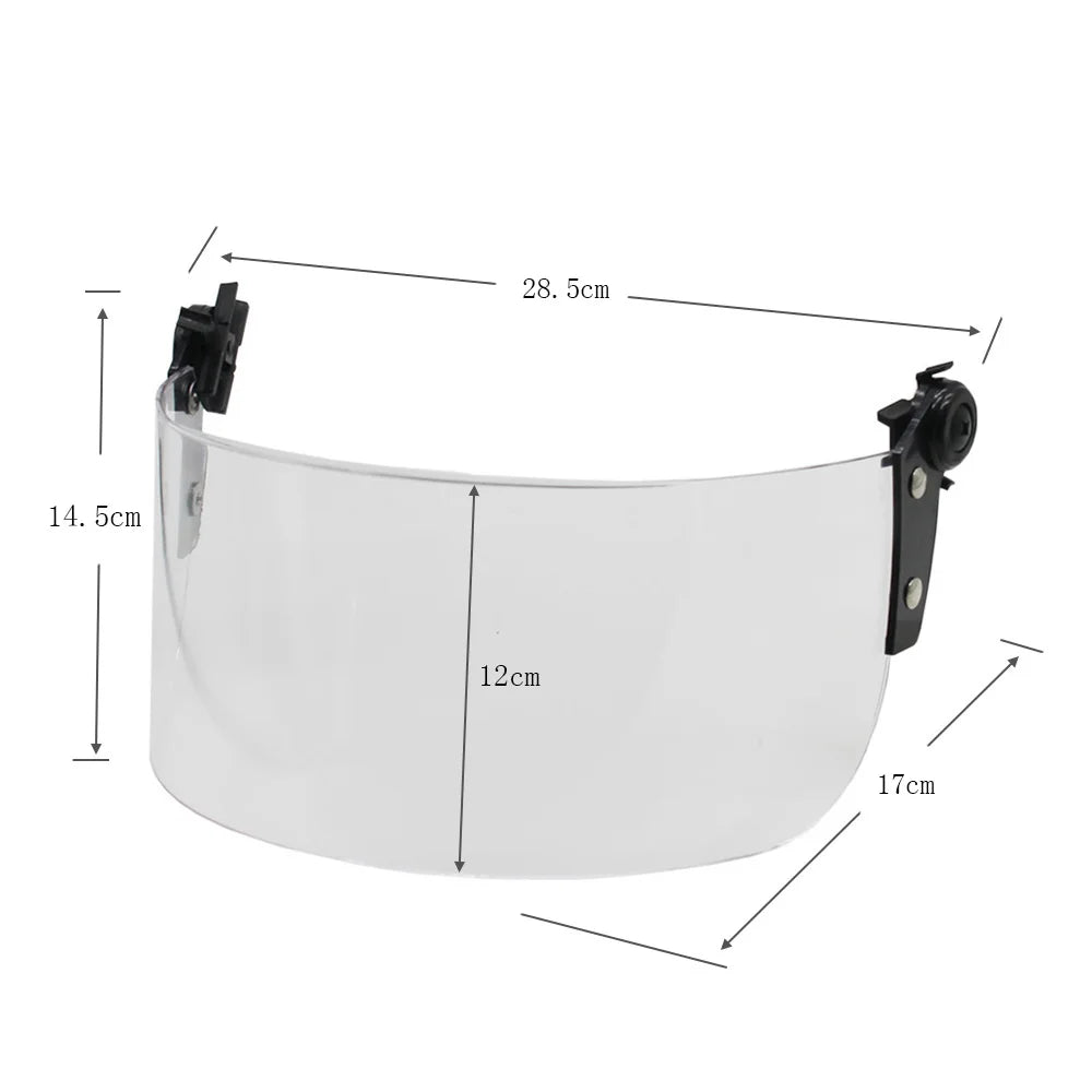 Visière GIGN/SWAT pour casque airsoft - BDU AIRSOFT - Blanc