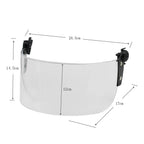 Visière GIGN/SWAT pour casque airsoft - BDU AIRSOFT - Blanc