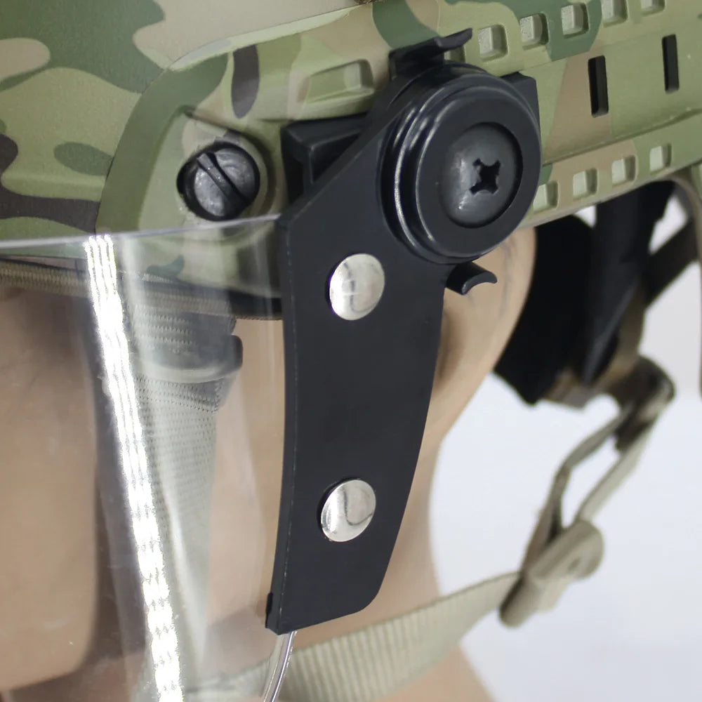 casque fast avec visiere tactique