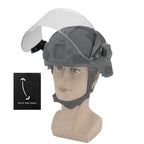 Visière GIGN/SWAT pour casque airsoft - BDU AIRSOFT - Blanc